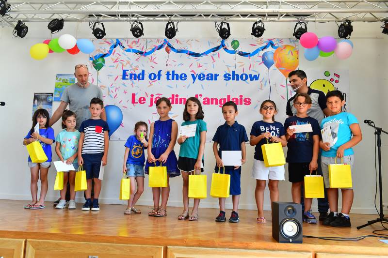 Spectacle de fin d'année des élèves du jardin d'anglais