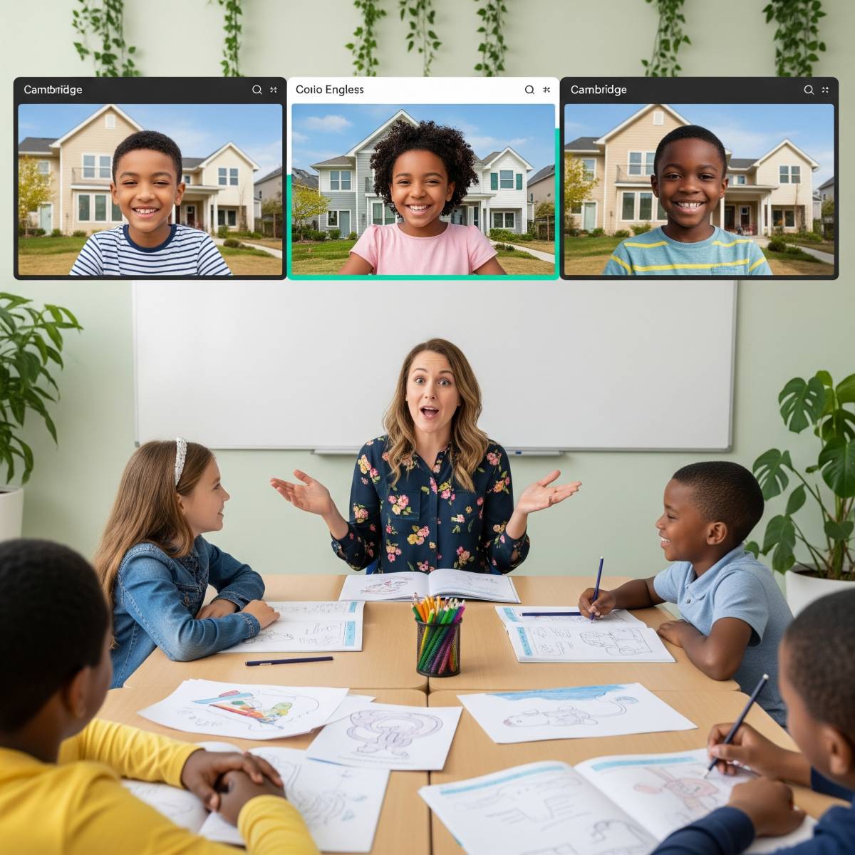 cours d'anglais à distance 