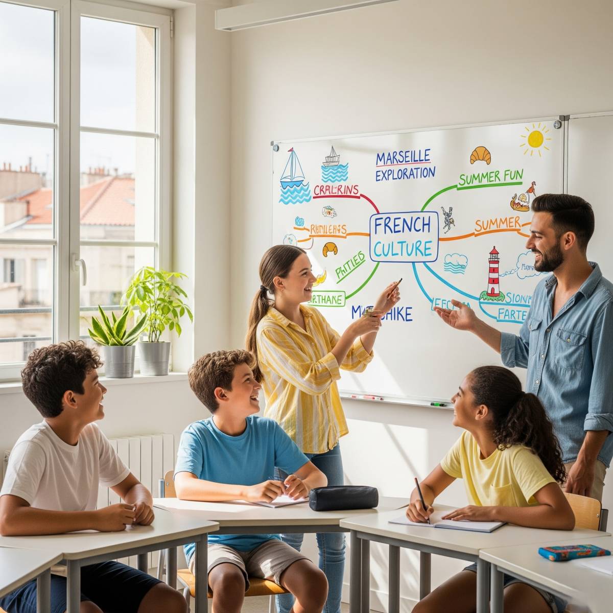 Le Jardin d'Anglais : Stage de Vacances Positif pour les 10-13 Ans à Marseille 13006