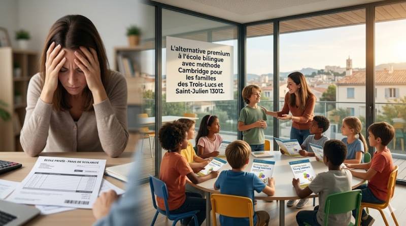 L'alternative premium à l'école bilingue avec méthode Cambridge pour les familles des Trois-Lucs et Saint-Julien 13012.