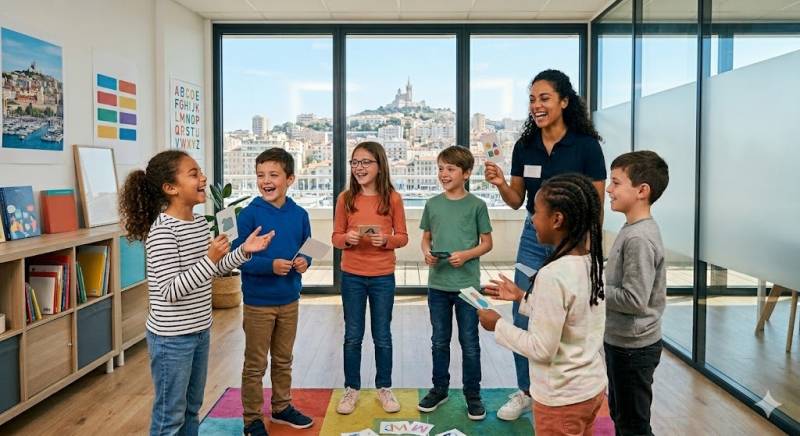Ateliers d'anglais en petits groupes à Marseille Saint-Barnabé 13012.