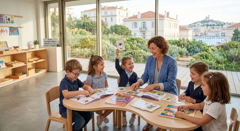 Pédagogie active pour apprendre l'anglais à Marseille 13008 proche du Prado.