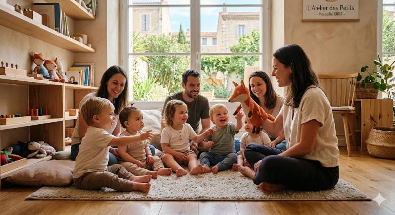 environnement riche et immersif qui encourage le développement du langage, la participation et l'amour de l'apprentissage dès le plus jeune âge.